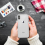 Handy Hülle für iPhone X / Xs mit Kamera Schutz Hülle Cover Bumper Case Klar Zaluxis 5