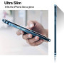 Schutzhülle für iPhone 12 Pro Kameraschutz Hülle Cover Bumper Silikon Case Klar Zaluxis 5