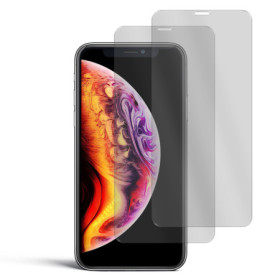2x Panzerfolie für iPhone XS MAX Displayschutz Schutzglas 9H Echt Hartglas Klar Zaluxis 5