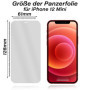 2x Panzerfolie für iPhone 12 MINI Displayschutz 9H Echt Hartglas Schutzglas Klar Zaluxis 5,99 €