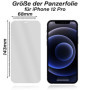 2x Panzerfolie für iPhone 12 Pro Displayschutz 9H Echt Hartglas Schutzglas Klar Zaluxis 5