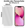 2x Panzerfolie für iPhone 13 Displayschutz 9H Echt Hartglas Schutzglas Klar Zaluxis 5