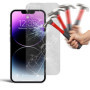 2x Panzerfolie für iPhone 14 Plus Displayschutz 9H Hartglas Schutzglas Klar Zaluxis 5