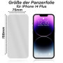 2x Panzerfolie für iPhone 14 Plus Displayschutz 9H Hartglas Schutzglas Klar Zaluxis 5