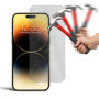 2x Panzerfolie für iPhone 14 PRO Displayschutz 9H Echt Hartglas Schutzglas Klar Zaluxis 5