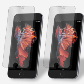 2x Panzerfolie für iPhone 6s Plus Displayschutz Schutzglas 9H Echt Hartglas Klar Zaluxis 5
