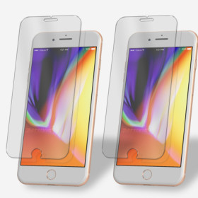 2x Panzerfolie für iPhone 7 Plus / iPhone 8 Plus Display Schutzglas 9H Glas Klar Zaluxis 4,49 €
