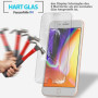 2x Panzerfolie für iPhone 7 Plus / iPhone 8 Plus Display Schutzglas 9H Glas Klar Zaluxis 4,49 €