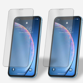 2x Panzerfolie für iPhone XR Display Schutzglas Verbundglas 9H Hartglas Klar Zaluxis 5