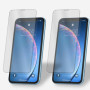 2x Panzerfolie für iPhone XR Display Schutzglas Verbundglas 9H Hartglas Klar Zaluxis 5