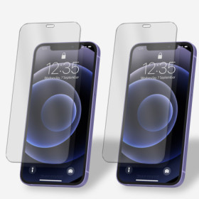 2x Panzerfolie für iPhone 12 Display Schutzglas Verbundglas 9H Hartglas Klar Zaluxis 5