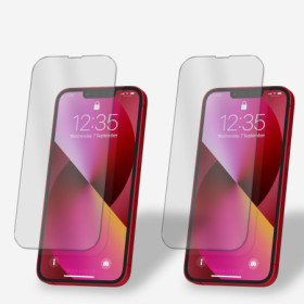 2x Panzerfolie für iPhone 13 Mini Display Schutzglas Verbundglas 9H Glas Klar Zaluxis 5