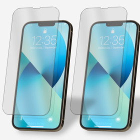 2x Panzerfolie für iPhone 13 Pro Max Display Schutzglas Verbundglas 9H Glas Klar Zaluxis 5