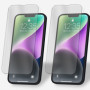 2x Panzerfolie für iPhone 14 Plus Display Schutzglas Verbundglas Hartglas Klar Zaluxis 5