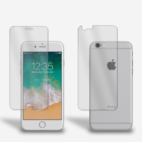 Panzerfolie für iPhone 6s Vorder + Rückseite Schutzglas 9H Echt Hartglas Klar Zaluxis 5,99 €