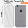 Panzerfolie für iPhone 6s Plus Vorder + Rückseite Schutzglas 9H Hartglas Klar Zaluxis 5,99 €
