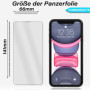 Panzerfolie für iPhone 11 Vorder + Rückseite Schutzglas 9H Echt Hartglas Klar Zaluxis 5