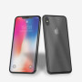 Panzerfolie für iPhone X / XS Vorder + Rückseite Schutzglas 9H Hartglas Klar Zaluxis 5