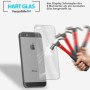Rückseite Panzerfolie für iPhone 5s Schutzglas Rückseitenschutz Glasfolie Klar Zaluxis 3
