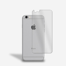 Rückseite Panzerfolie für iPhone 6s Schutzglas Rückseitenschutz Glasfolie Klar Zaluxis 3