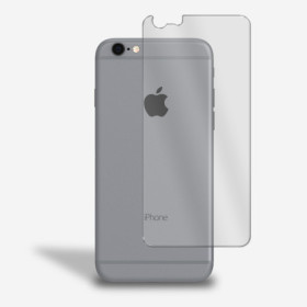 Rückseite Panzerfolie für iPhone 6s Plus Schutzglas Rückseitenschutz Glas Klar Zaluxis 3