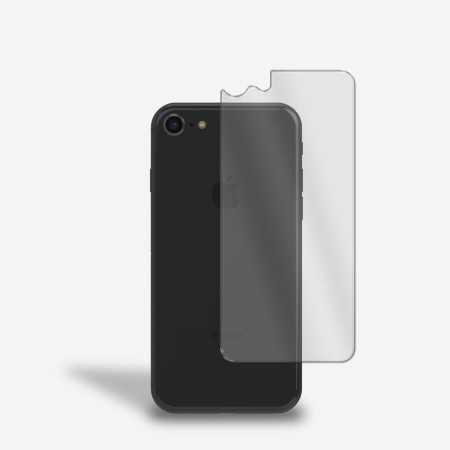 Rückseite Panzerfolie für iPhone 7 / Iphone 8 Rückseitenschutz Schutzglas Klar Zaluxis 3