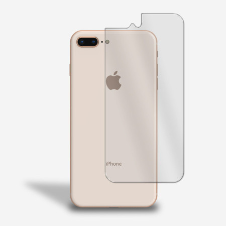 Rückseite Panzerfolie für iPhone 7 Plus / iPhone 8 Plus Rückseitenschutz Glas Zaluxis 3