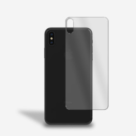 Rückseite Panzerfolie für iPhone X / Xs Rückseitenschutz Schutz Glasfolie Klar Zaluxis 3