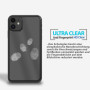 Rückseite Panzerfolie für iPhone 11 Schutzglas Rückseitenschutz Glasfolie Klar Zaluxis 3