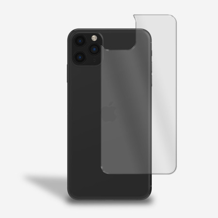 Rückseite Panzerfolie für iPhone 11 Pro Max Rückseitenschutz Glasfolie Klar Zaluxis 3
