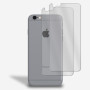 2x Rückseite Panzerfolie für iPhone 6s Plus Schutzglas Rückseitenschutz Glas 9H Zaluxis 5