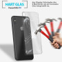 2x Rückseite Panzerfolie für iPhone X / Xs Rückseitenschutz Schutz 9H Glas Klar Zaluxis 5