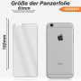 2x Panzerfolie für iPhone 6s Vorder + Rückseite Schutzglas 9H Echt Hartglas Klar Zaluxis 7,99 €