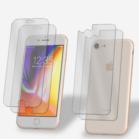 2x Panzerfolie für iPhone SE 2 / SE 3 Vorder + Rückseite Schutzglas 9H Glas Klar Zaluxis 7,99 €