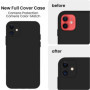 Hülle für iPhone 12 Schutzhülle Handy Case Slim Cover Bumper Etui Schwarz Matt Zaluxis 3,93 €