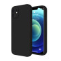 Hülle für iPhone 12 Mini Schutzhülle Handy Case Slim Cover Bumper Schwarz Matt Zaluxis 5