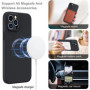 Hülle für iPhone 12 Pro Schutzhülle Handy Case Slim Cover Bumper Schwarz Matt Zaluxis 5