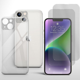 Schutzcase für iPhone 13 Handy Hülle mit Kameraschutz 2x Panzerfolie Glas 9H Zaluxis 8
