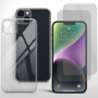 Schutzcase für iPhone 14 Plus Handyhülle mit Kameraschutz 2x Panzerfolie Glas 9H Zaluxis 8