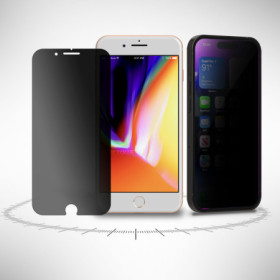 Blickschutzfolie für iPhone 7 Plus Privacy Display Sichtschutz Folie Schwarz Mat Zaluxis 7