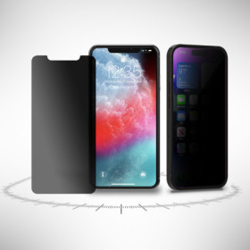 Blickschutzfolie für iPhone 11 Pro Sichtschutz Displayschutz Privacy Schwarz Mat Zaluxis 7