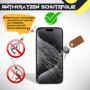 Panzerfolie für iPhone 15 Pro Max Bildschirmschutz Hydrogel Folie TPU Film Klar Zaluxis 6