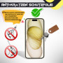 Panzerfolie für iPhone 15 Plus Bildschirmschutz Hydrogel Folie TPU Film Klar Zaluxis 6