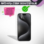 2x Schutzfolie für iPhone 15 Pro Max Bildschirmschutz Hydrogel Panzer Folie Klar Zaluxis 9