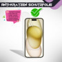 2x Schutzfolie für iPhone 15 Plus Bildschirmschutz Hydrogel Panzer Folie Klar Zaluxis 9