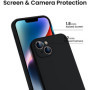 Handy Hülle für iPhone 15 Schutz Case mit Kameraschutz TPU Cover Slim Schwarz Zaluxis 3,93 €