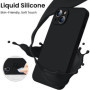 Handy Hülle für iPhone 15 Schutz Case mit Kameraschutz TPU Cover Slim Schwarz Zaluxis 3,93 €