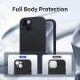 Handy Hülle für iPhone 15 Schutz Case mit Kameraschutz TPU Cover Slim Schwarz Zaluxis 3,93 €