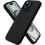 Handy Hülle für iPhone 15 Pro Max Schutz Case mit Kameraschutz Cover Schwarz Zaluxis 5