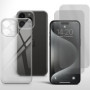 Schutzhülle für iPhone 15 Pro Handy Case mit Kameraschutz 2x Panzerfolie 9H Klar Zaluxis 6,92 €